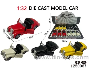 1:32 pull back alloy car 12PCS