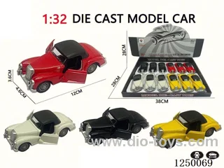 1:32 pull back alloy car 12PCS