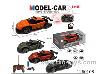 1:18 27MHZ 4ch RC car with spray included battery