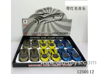 1:32 pull back alloy car W L/M 12PCS