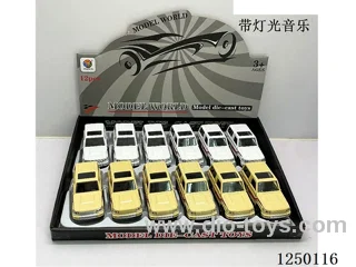 1:32 pull back alloy car W L/M 12PCS