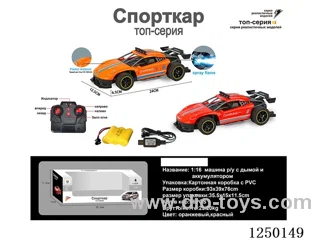 1:16 2.4G 4ch RC car with spray