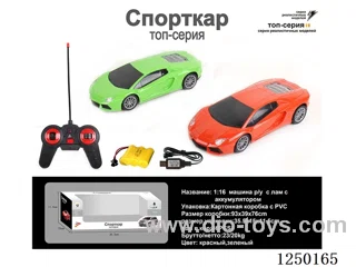 1:16 4ch RC car with light included battery