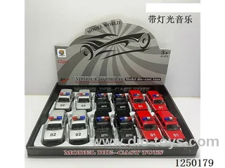 1:32 pull back alloy car W L/M 12PCS