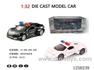 1:32 pull back alloy car W L/M