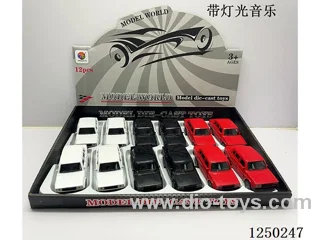 1:32 pull back alloy car W L/M 12PCS