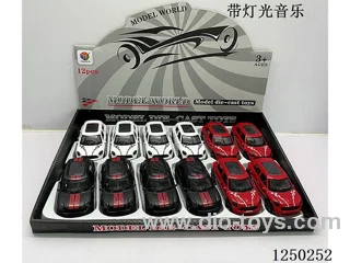 1:32 pull back alloy car W L/M 12PCS