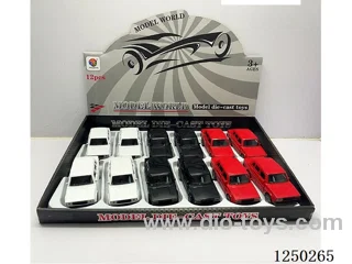 1:32 pull back alloy car 12PCS