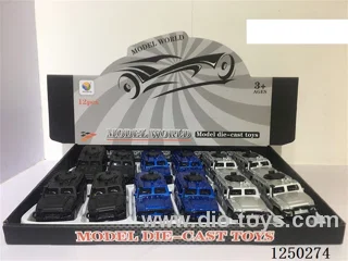 1:32 pull back alloy car 12PCS