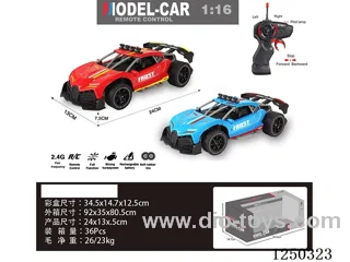 1:16 2.4G 4ch RC car not included battery