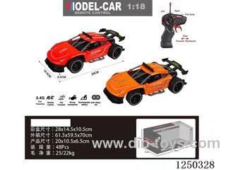 1:18 2.4G 4ch RC car not included battery