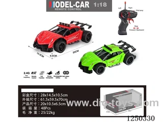 1:18 2.4G 4ch RC car not included battery