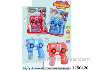 B/O bubble gun W L/M 2 colors mixed