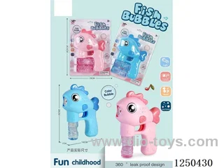 B/O bubble gun W L/M 2 colors mixed