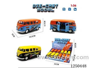 1:36 pull back alloy car 12PCS