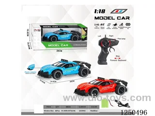 1:18 4ch 2.4G rc car included battery