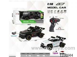 1:18 4ch 2.4G rc car included battery