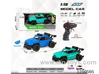 1:18 4ch 2.4G rc car included battery