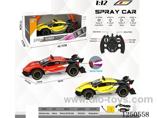 1:12 4ch 2.4G rc car included battery with spray