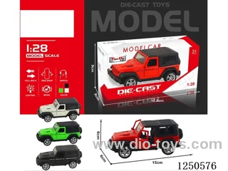 1:28 pull back alloy car W L/M