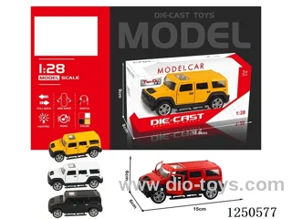 1:28 pull back alloy car W L/M