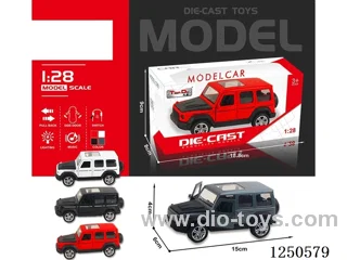1:28 pull back alloy car W L/M