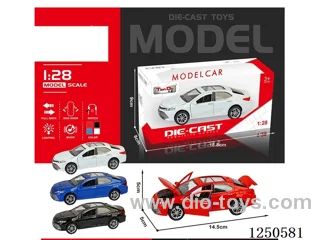 1:28 pull back alloy car W L/M