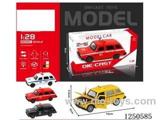 1:28 pull back alloy car W L/M