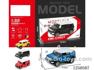 1:32 pull back alloy car included battery W L/M