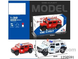 1:32 pull back alloy car