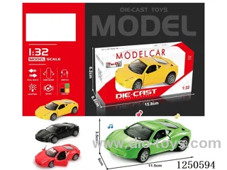 1:32 pull back alloy car included battery W L/M