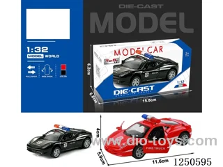 1:32 pull back alloy car