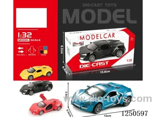 1:32 pull back alloy car