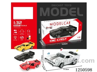 1:32 pull back alloy car included battery W L/M