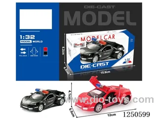 1:32 pull back alloy car