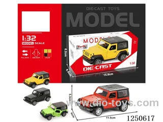 1:32 pull back alloy car