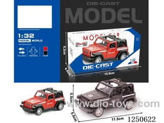 1:32 pull back alloy car