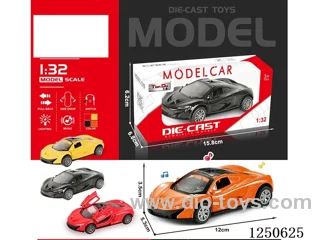 1:32 pull back alloy car included battery W L/M