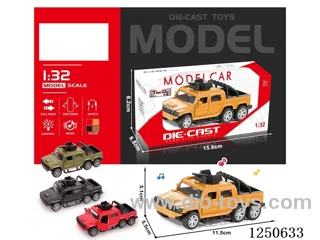 1:32 pull back alloy car included battery W L/M