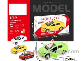1:32 pull back alloy car included battery W L/M