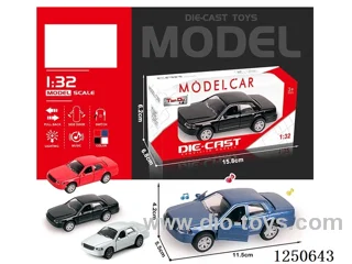 1:32 pull back alloy car included battery W L/M