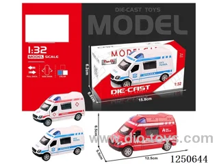 1:32 pull back alloy car