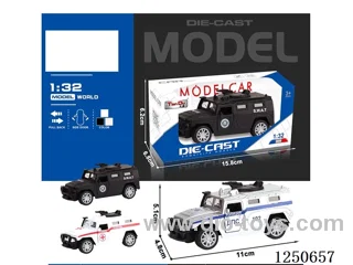 1:32 pull back alloy car