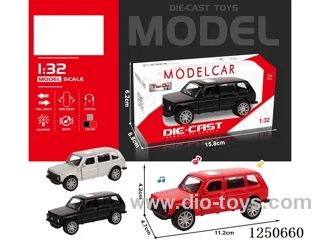1:32 pull back alloy car included battery W L/M