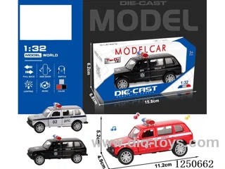 1:32 pull back alloy car included battery W L/M