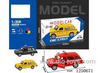 1:32 pull back alloy car