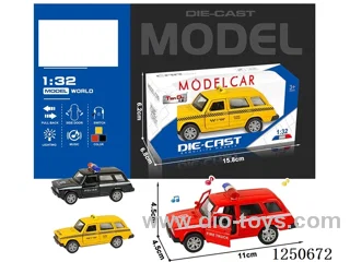 1:32 pull back alloy car included battery W L/M