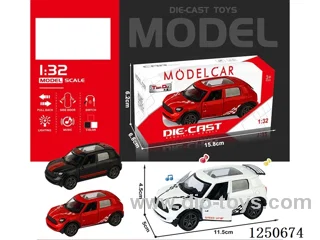 1:32 pull back alloy car included battery W L/M