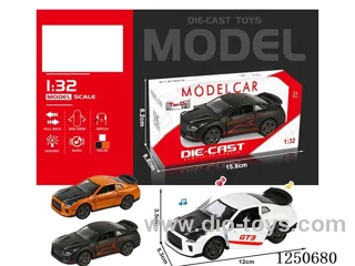 1:32 pull back alloy car included battery W L/M
