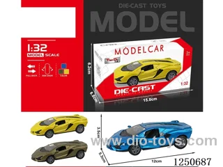 1:32 pull back alloy car